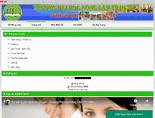 Tablet Screenshot of pqtvt.hcmuaf.edu.vn