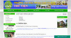 Desktop Screenshot of elib.hcmuaf.edu.vn