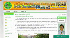 Desktop Screenshot of cnhh.hcmuaf.edu.vn