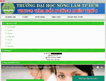Tablet Screenshot of bdkt.hcmuaf.edu.vn