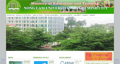 Desktop Screenshot of en.hcmuaf.edu.vn