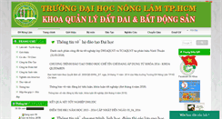 Desktop Screenshot of lrem.hcmuaf.edu.vn