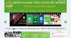 Desktop Screenshot of hcmuaf.edu.vn